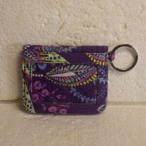 Vera Bradley Campus Double ID case in Retired Pattern Batik Leaves